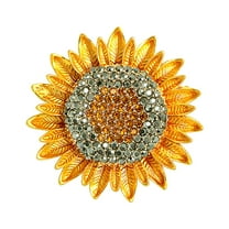 Uinagy Sunflower Diamond Brooch