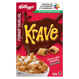 Céréales Kellogg's Krave* 500g Céréales Kellogg's Krave* 500g