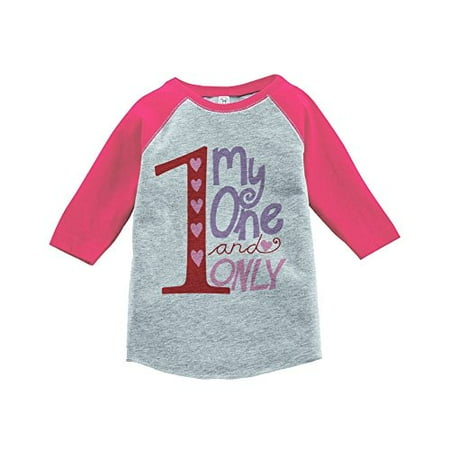 

Custom Party Shop Girl s Valentine s Day Toddler Vintage Baseball Tee Pink and Grey