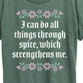 thumbnail image 3 of Instant Message - Do All Things Through Spite - Women's Short Sleeve Graphic T-Shirt, 3 of 6