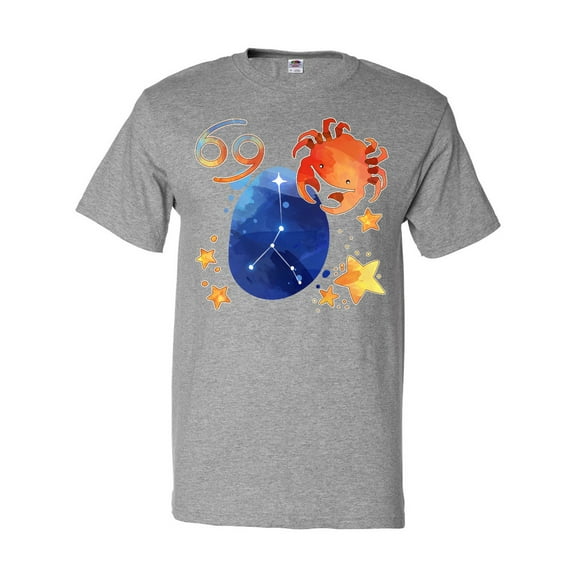 Inktastic Cancer Crab Constellation Zodiac Sign Illustration T-Shirt