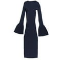 thumbnail image 2 of bar III Robe Chandail Midi pour Femmes, Bleu, Très Grand, 2 of 2