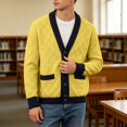 thumbnail image 2 of Men Sweaters Knit Tops Blouse Men Autumn Winter Outdoor Daily Casual Long Sleeve Pullover Knitwear, 2 of 6