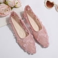thumbnail image 6 of Miqool Womens Lace Shoes Slip On Closed Toe Soft Sole Breathable Flat Shoes Comfortable Office Work Walking Shoes, 6 of 9