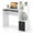 White, variant on Costway Home Office Computer Desk Space-saving Study Writing Desk with Keyboard Tray White