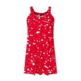 thumbnail image 4 of Mceream Robes d'Été Décontractées Sans Manches à Fleurs pour Femmes, Col Rond, Robe T-Shirt Ample Plissée devant, Robe de Plage Vacances Printemps 2026 Rouge TTG, 4 of 5