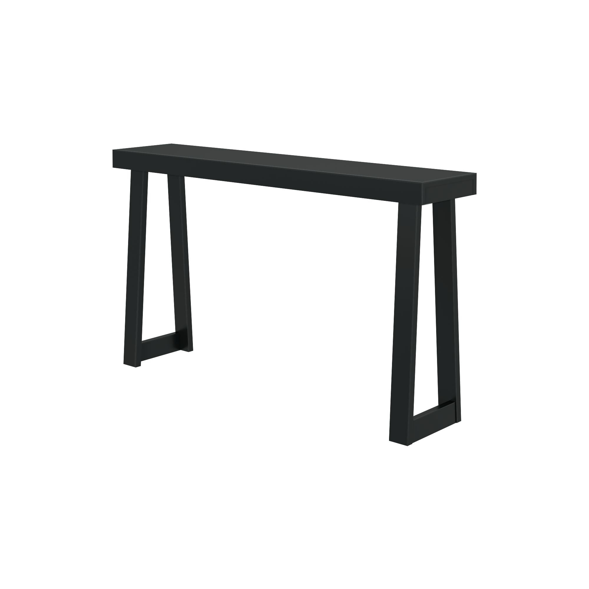 Plank+Beam Solid Wood 56" Console Table, Classic Entryway Table, Narrow Foyer Table