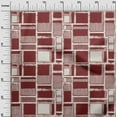 thumbnail image 3 of oneOone Cotton Poplin Maroon Fabric Geometrical Dress Material Fabric Print Fabric By The Yard 56 Inch Wide, 3 of 4