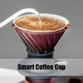 thumbnail image 3 of Hand Drip Coffee Filter Cup with Detachable Base and Insulated Glass Carafes, 3 of 14