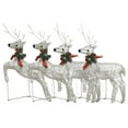 thumbnail image 2 of vidaXL Gold Christmas Reindeers Decoration, 2 of 21