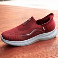 thumbnail image 1 of Zapatillas de deporte casuales Zapatillas de tenis transpirables Ligeras para hombres, mujeres y ancianos, 1 of 9