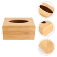 thumbnail image 3 of 1 caja de pañuelos de madera para almacenamiento de cocina., 3 of 3