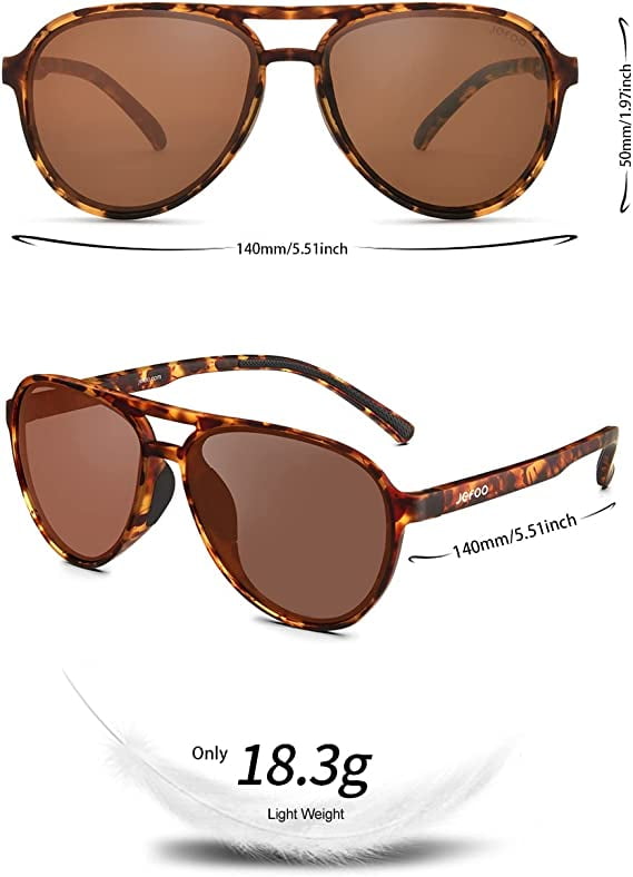 Polarized Aviator Sunglasses for Women Men Retro Trendy Sports Sunglasses for Outdoor UV400 Protection
