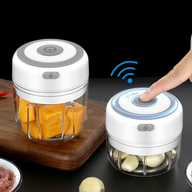 Wireless Electric Garlic Machine Mini Food Garlic Vegetable Chopper Grinder Crusher Press For Meat Fruit Onion