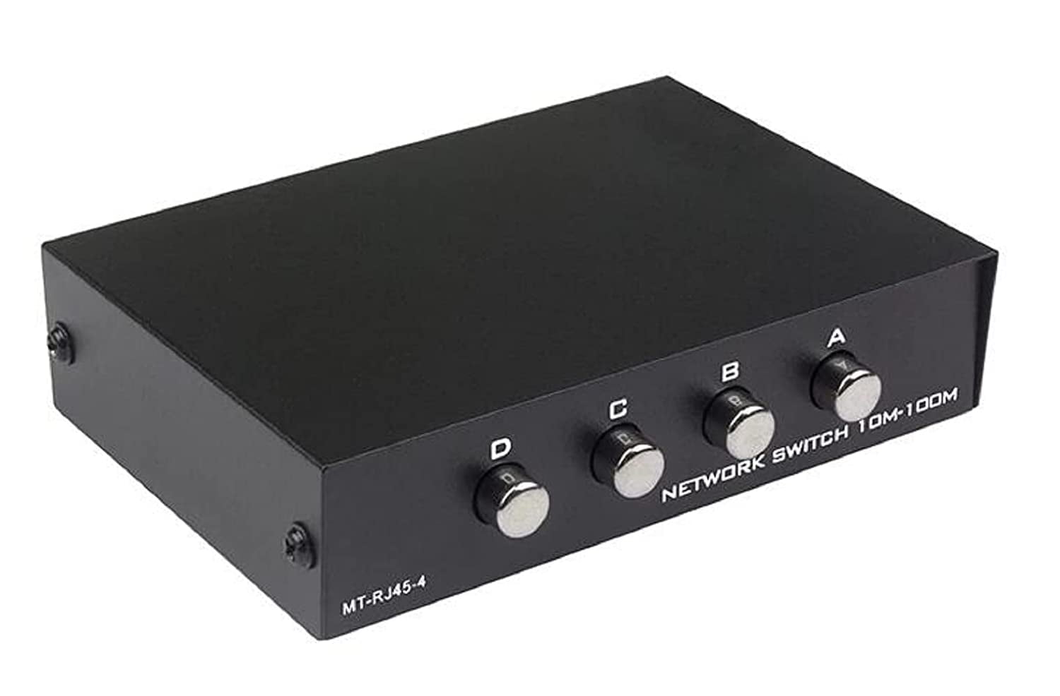 Toptekits 4 Port Way 8P8C RJ45 Network Manual ABCD Sharing