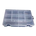 thumbnail image 1 of Caja de almacenamiento transparente con 10 rejillas, organizador de cuentas de joyería desmontable, estuche para manualidades DIY., 1 of 1