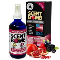 Scent Bomb Pomegranate Air Freshener 8 oz Spray, Long-Lasting Odor Eliminator for Home & Car, Effective Deodorizer Spray for Kitchen, Bathroom, Fresh Room Spray & Smell Neutralizer