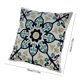 thumbnail image 3 of Funda de almohada floral bordada | Funda de cojín decorativa para sofá, sillón o sala de estar | Funda de almohada de lino con cremallera invisible, 3 of 6