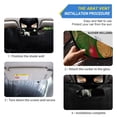 thumbnail image 4 of Iauyy Foldable Windshield Sun Shade for Cars, Interior Sun Protection for car UV Protection for Sedan/SUV/Truck, (S/M/L) Red and Green Stripes, 4 of 7