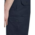 thumbnail image 3 of Harbor Bay by DXL Men's Big and Tall  Big and Tall Men's Continuous Comfort Twill Cargo Shorts, New Navy, 44 Regular, 3 of 6
