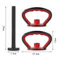 thumbnail image 7 of Kettlebell Handle Kettlebell Bar Non Slip Exercise Multifunction Kettlebell Grip Weight Grip for Training Bodybuilding Indoor 2 Kettlebell Handle, 7 of 7