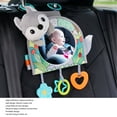 thumbnail image 4 of Infant Car  Toy, Baby Car Mirror with Entertainment Accessory, Infant Car Toy with Mirror, Enhances Sensory Fine Motor Skills Soft Fabric Rear Facing Mirror Car Toy, Fun Toy, 4 of 7