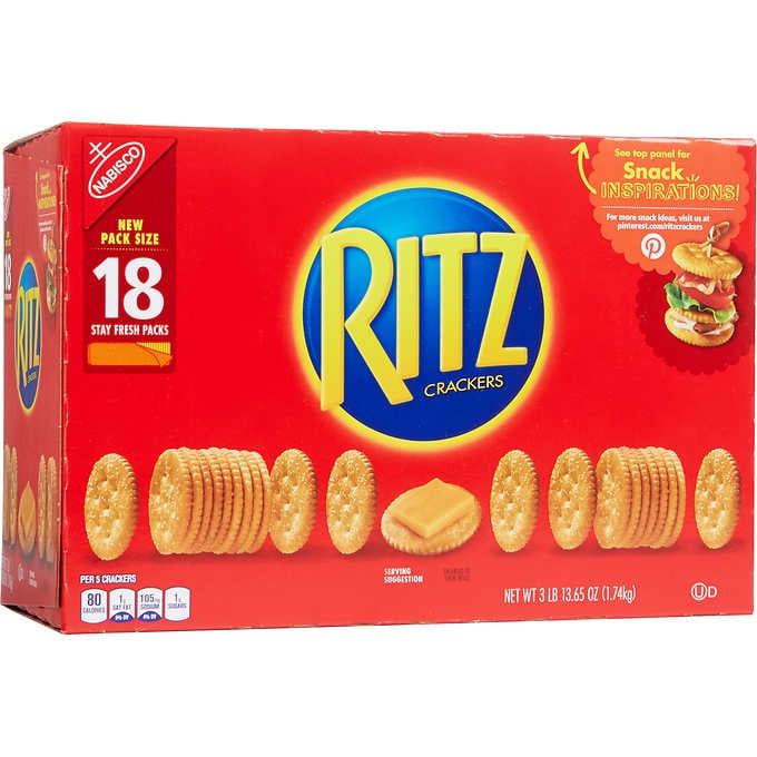 Ritz Crackers, 3.42 oz, 18count