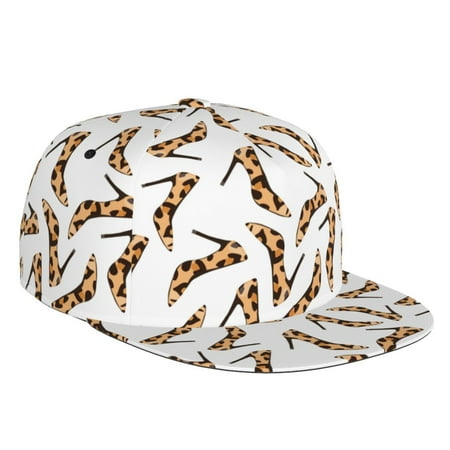 Baseball Cap - Leopard print shoes funny fashion Hats for Men/Women Low Profile Adjustable Classic Dad Hat for Workout Running and Outdoor Activities All Seasons