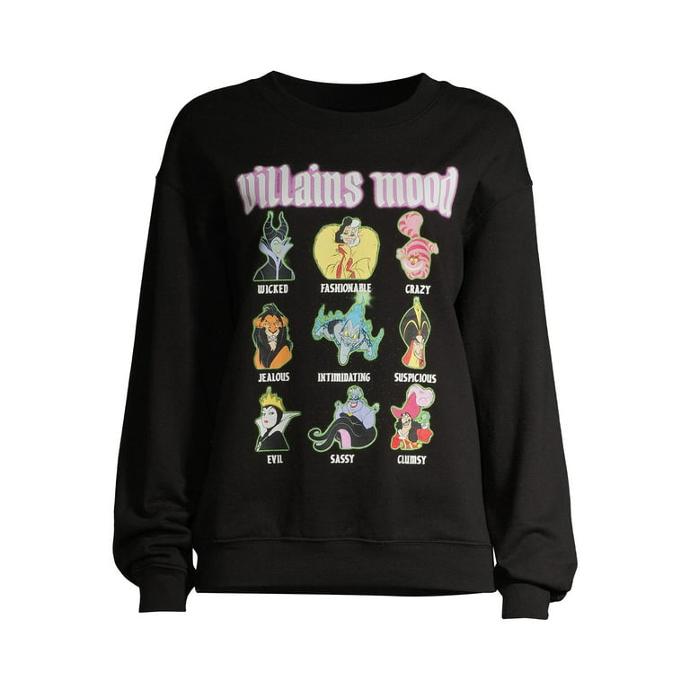 gallon Hverdage Antologi Disney Juniors Villains Mood Graphic Sweatshirt - Walmart.com