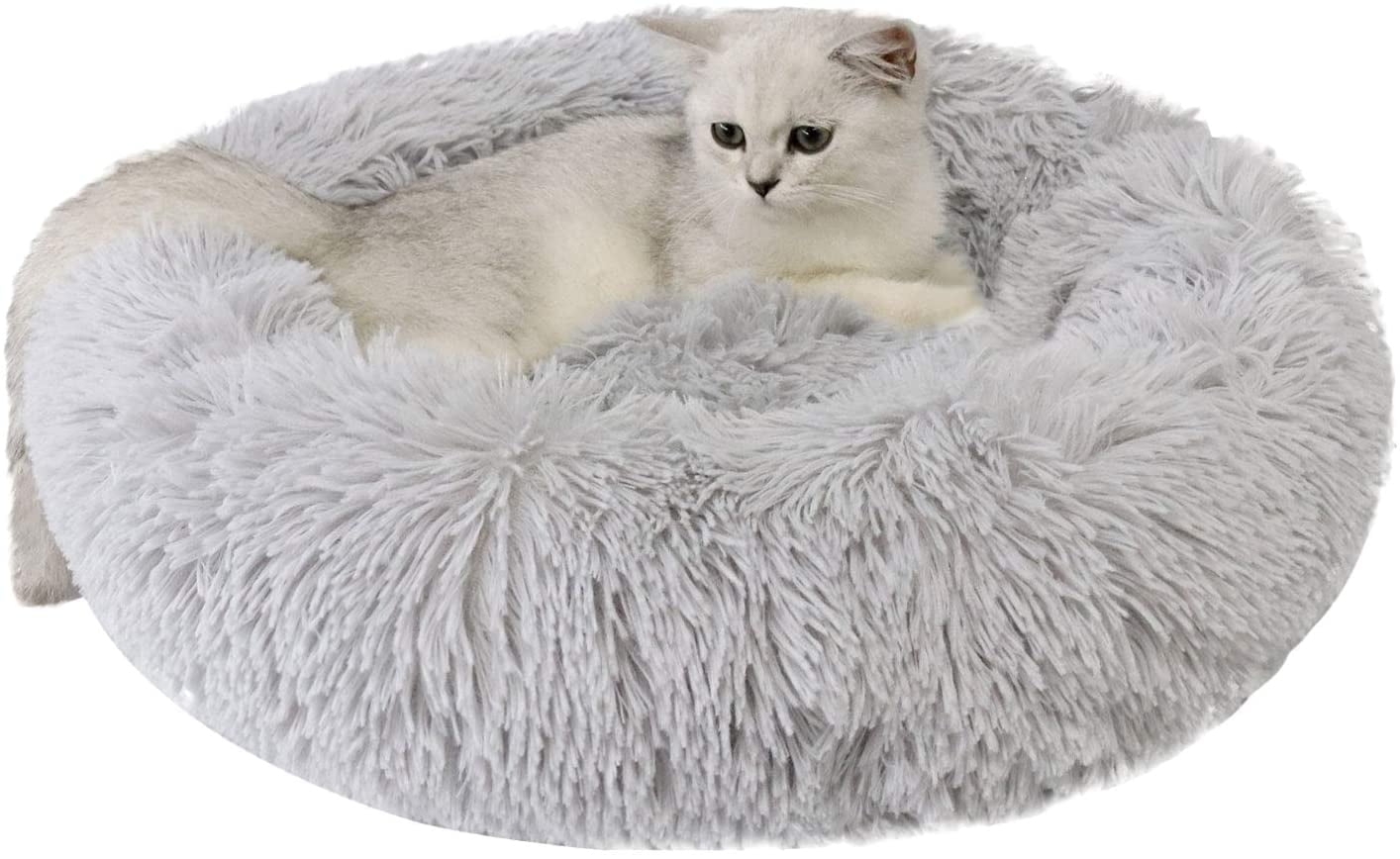 Cat Bed, Plush Soft Round Cat Sleeping Bed / Small Dog Bed / Pet Bed