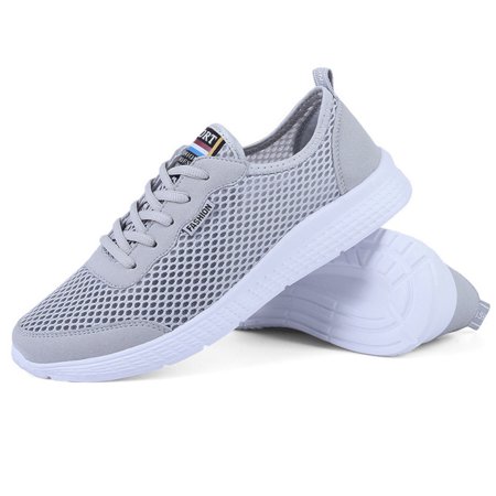 

Men Mesh Ultra-light Sneaker Comfy Breathable Sports Shoes for Summer 46