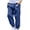 Dark Blue, variant on Zwiiyzr 3-10Y Toddler Baby Girls Boys Cotton Pants Elastic Waist Soft Harem Bloomers Summer Fall Long Pants Dark Blue