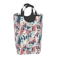 thumbnail image 2 of LNWH Vintage Watercolor Coconut Tree Pattern Laundry Basket, 50L Large Capacity Foldable Laundry Hamper, 2 of 6