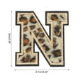thumbnail image 2 of Uxcell Letras N Patches Leopardo Letras N Parches 6CM/2.36" Proceso de Adhesivo Termofusible para Reparación de Ropa 3PCS, 2 of 7
