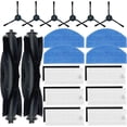 thumbnail image 1 of Kit de Accesorios Repuestos para HONITURE G20 / G20 Pro, para Robot aspirador Evol 3, 2 Cepillos principales, 6 cepillos laterales, 6 filtros, 4 Paños mopa., 1 of 5