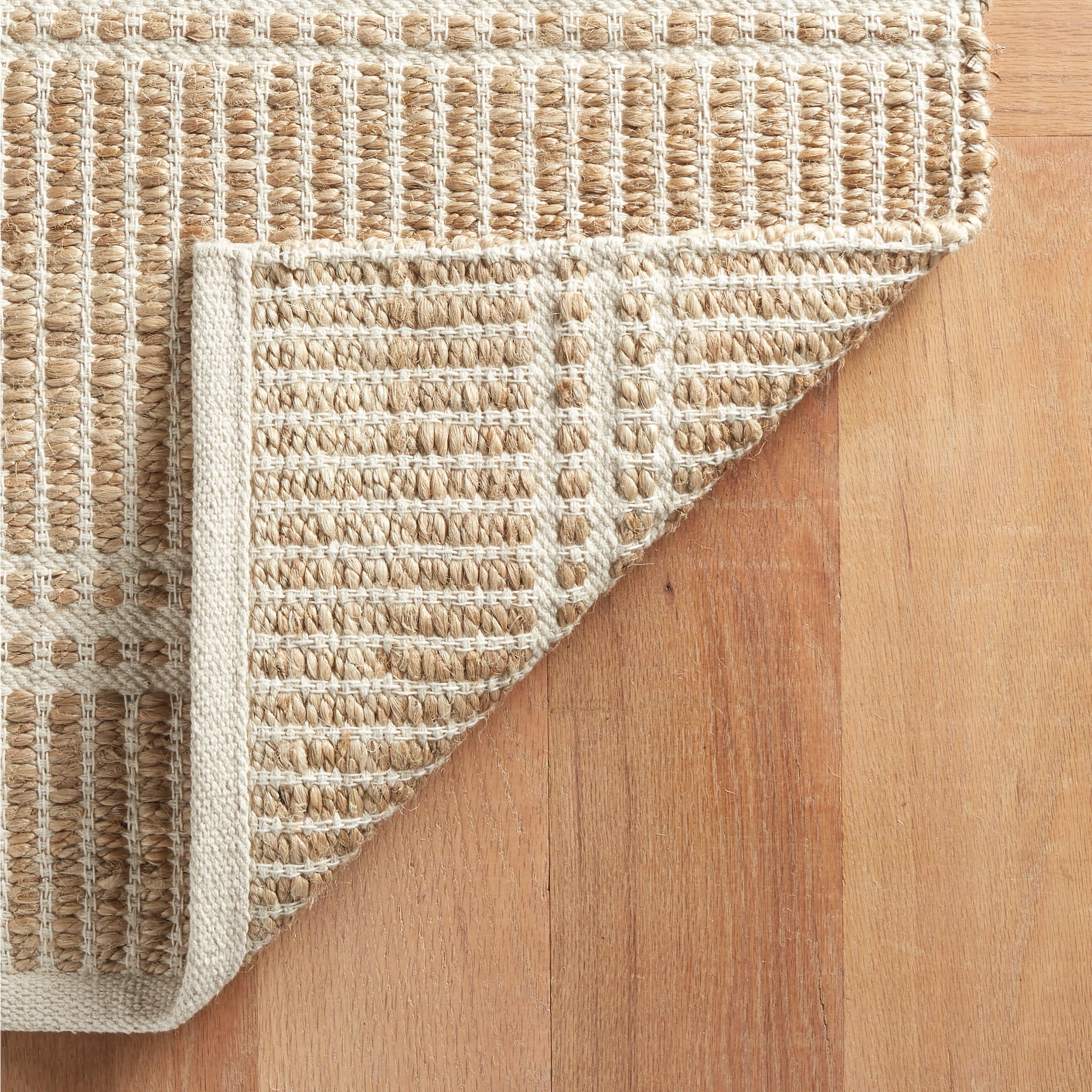 Dash & Albert Arbor Handwoven Jute Rug, 10' x 14', Ivory