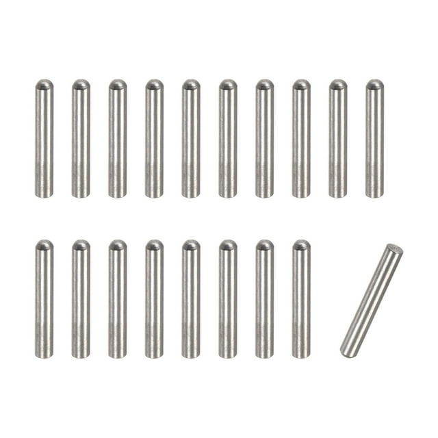 Espiga pasadores Unique Bargains 3,5x14mm 50uds Acero inoxidable Redonda Cabeza Plana