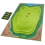 GoSports Chip N Stick Golf Hitting Game, Includes 1 Chip N Stick Game Mat, 16 Grip Golf Balls and Chipping Putting Mat