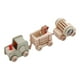 thumbnail image 1 of Juguete de tren de madera, adorno de , regalo de decoración de mesa, decoración del hogar, juego de decoración de regalo de adorno de, 1 of 9