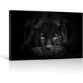 thumbnail image 4 of Aaheei Black Panther Canvas Wall Art Black and White Wildlife Animal Pictures Poster Print Artwork for Living Room Bedroom Kitchen Office Bathroom Decor, 4 of 6