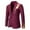 Wine, variant on jjayotai Mens Tops Clearance Men's Casual Luxurious Gold Bronzing Print Slim Fit Button Blazer Turn-down Collar Long Sleeve Suit Jacket for Wedding Formal Business
