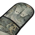 thumbnail image 4 of Yayeee Double Oven Mitt Kitchen Heat Resistant Baking 35" x7" Quilted Glove, Ghosts Playing in A Garden, 4 of 6