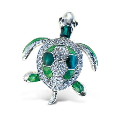 CoTa Global Sea Turtle Sparkling Refrigerator Magnet - 2.25 inches
