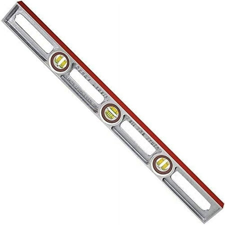 UPC: 0030553101145 | Sands Level Tool SL2424 24-Inch Professional Cast Aluminum Level Grey and Red