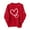 A04 Red, variant on yievot Women Valentine's Day Sweatshirt Heart Printed Long Sleeve Tops Crew Neck Pullover