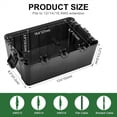 thumbnail image 5 of Caja Eléctrica para Exteriores, Cubierta Grande para Cable de Extensión para Exteriores, Caja de Conexión Impermeable y Resistente A Intemperie para Cable de Alimentación Exterior, 5 of 5