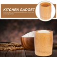 thumbnail image 2 of Rice Measuring Cup Bamboo Rice Cooker Cup Dry Ingredient Cup for Home Kitchen, 2 of 4