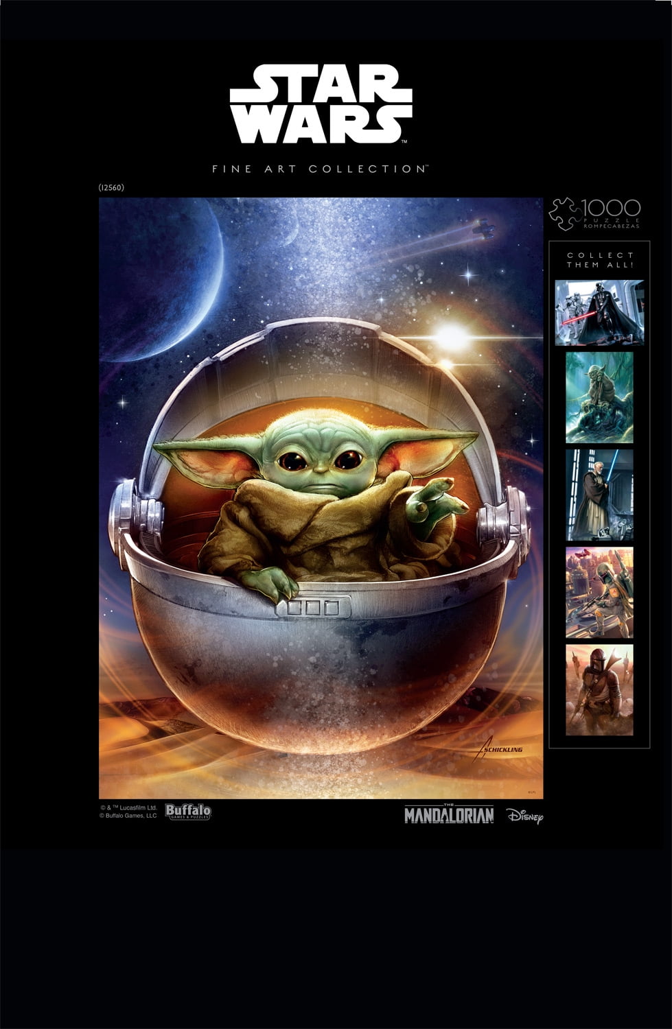 Buffalo Games 1000-Piece Star Wars Fine Art Galactic Child Jigsaw Puzzle