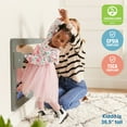 thumbnail image 6 of ECR4Kids Wall-Mounted Coordination & Balance Mirror, Montessori Furniture, Grey Wash, 6 of 9