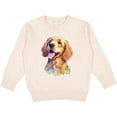 thumbnail image 2 of Inktastic Golden Retriever Watercolor Toddler Sweatshirt, 2 of 4